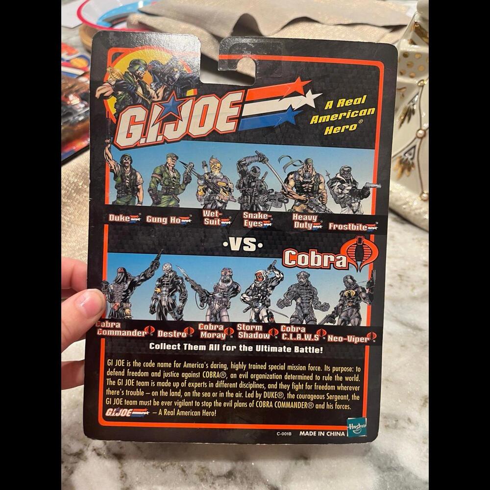 G.I. Joe A Real‎ American Hero Wet Suit Vs Cobra Moray Dual Action Figure NEW - Picture 8 of 8
